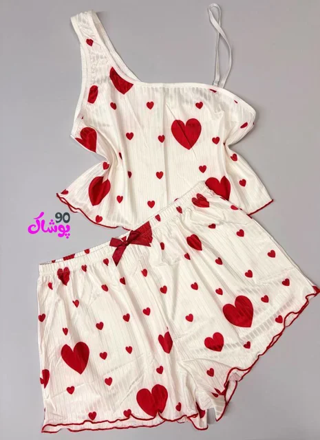 # ست کراپ شورتک طرحدار   جنس: کبریتی  وارداتی  سایز xL  L M